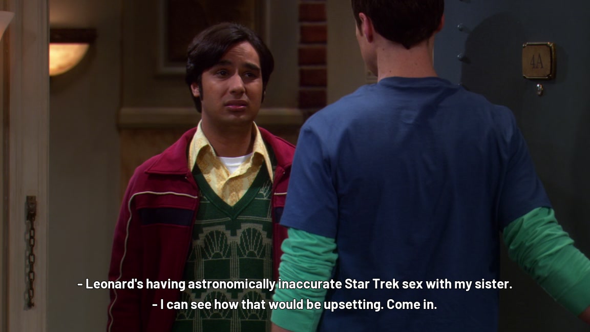 The Best The Big Bang Theory, Season 4, Episode 24 Quotes